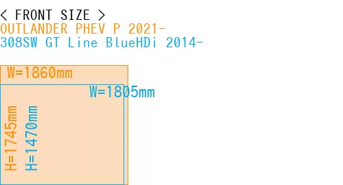 #OUTLANDER PHEV P 2021- + 308SW GT Line BlueHDi 2014-